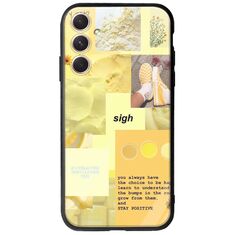 Aesthetic Yellow Samsung Galaxy A14 5G Groove TPU (Tempered Glass και TPU)