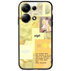 Aesthetic Yellow Xiaomi Redmi Note 13 4G Groove TPU (Tempered Glass και TPU)