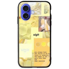 Aesthetic Yellow iPhone 16 Groove TPU (Tempered Glass και TPU)