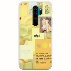 Aesthetic Yellow Xiaomi Redmi Note 8 Pro Flexible TPU (Διάφανη Σιλικόνη)