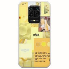 Aesthetic Yellow Xiaomi Redmi Note 9S / 9 Pro / 9 Pro Max Flexible TPU (Διάφανη Σιλικόνη)