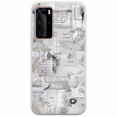 Aesthetic White Huawei P40 Pro Flexible TPU (Διάφανη Σιλικόνη)