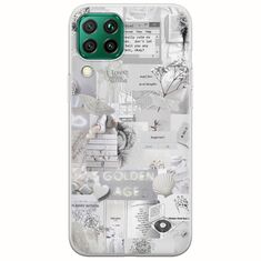 Aesthetic White Huawei P40 Lite Flexible TPU (Διάφανη Σιλικόνη)