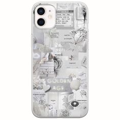 Aesthetic White iPhone 12 Flexible TPU (Διάφανη Σιλικόνη)