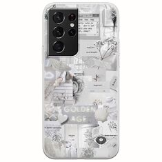 Aesthetic White Samsung Galaxy S21 Ultra Flexible TPU (Διάφανη Σιλικόνη)