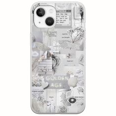 Aesthetic White iPhone 14 Flexible TPU (Διάφανη Σιλικόνη)