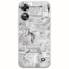 Aesthetic White Oppo A17 Flexible TPU (Διάφανη Σιλικόνη)