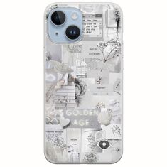 Aesthetic White iPhone 15 Flexible TPU (Διάφανη Σιλικόνη)