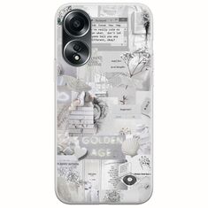 Aesthetic White Oppo A78 5G Flexible TPU (Διάφανη Σιλικόνη)