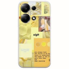 Aesthetic Yellow Xiaomi Redmi Note 14S Flexible TPU (Διάφανη Σιλικόνη)