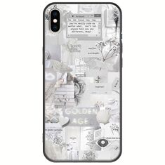 Aesthetic White iPhone X / XS Black TPU (Μαύρη Σιλικόνη)