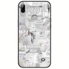 Aesthetic White Huawei P20 Lite Black TPU (Μαύρη Σιλικόνη)