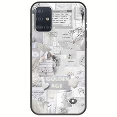 Aesthetic White Samsung Galaxy A51 Black TPU (Μαύρη Σιλικόνη)