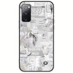 Aesthetic White Samsung Galaxy S20 Black TPU (Μαύρη Σιλικόνη)