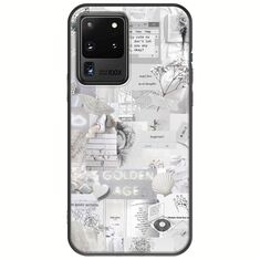 Aesthetic White Samsung Galaxy S20 Ultra Black TPU (Μαύρη Σιλικόνη)