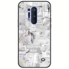 Aesthetic White OnePlus 8 Pro Black TPU (Μαύρη Σιλικόνη)