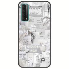 Aesthetic White Huawei P Smart 2021 Black TPU (Μαύρη Σιλικόνη)