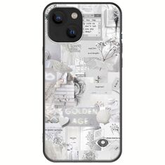 Aesthetic White iPhone 13 mini Black TPU (Μαύρη Σιλικόνη)