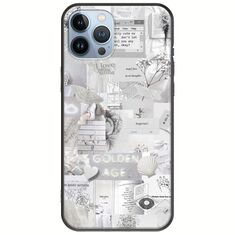 Aesthetic White iPhone 12 Pro Black TPU (Μαύρη Σιλικόνη)