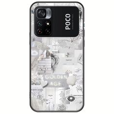 Aesthetic White Xiaomi Poco M4 Pro 4G Black TPU (Μαύρη Σιλικόνη)