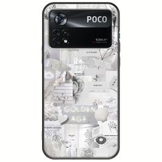 Aesthetic White Xiaomi Poco X4 Pro 5G Black TPU (Μαύρη Σιλικόνη)