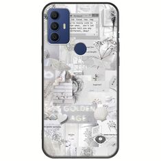 Aesthetic White TCL 305 / 306 / 30E / 30SE Black TPU (Μαύρη Σιλικόνη)