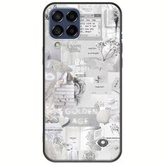 Aesthetic White Samsung Galaxy M53 5G Black TPU (Μαύρη Σιλικόνη)