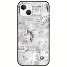 Aesthetic White iPhone 14 Black TPU (Μαύρη Σιλικόνη)