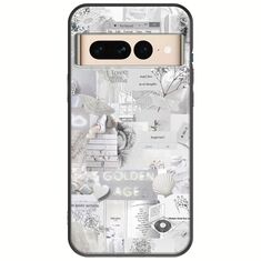 Aesthetic White Google Pixel 7 Pro 5G Black TPU (Μαύρη Σιλικόνη)