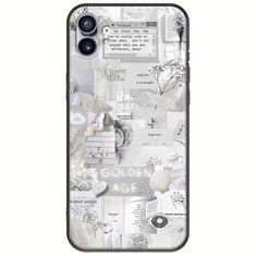 Aesthetic White Nothing Phone (1) Black TPU (Μαύρη Σιλικόνη)