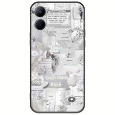 Aesthetic White Realme C33 Black TPU (Μαύρη Σιλικόνη)