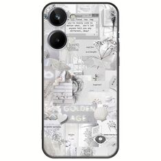 Aesthetic White Realme 10 4G Black TPU (Μαύρη Σιλικόνη)