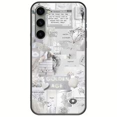 Aesthetic White Samsung Galaxy S23 5G Black TPU (Μαύρη Σιλικόνη)