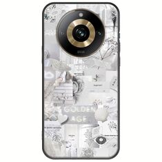 Aesthetic White Realme 11 Pro Plus 5G Black TPU (Μαύρη Σιλικόνη)