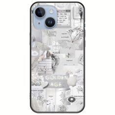 Aesthetic White iPhone 15 Black TPU (Μαύρη Σιλικόνη)