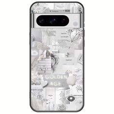 Aesthetic White Google Pixel 8 Pro 5G Black TPU (Μαύρη Σιλικόνη)