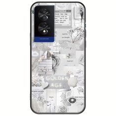 Aesthetic White TCL 40 NXTPAPER 4G Black TPU (Μαύρη Σιλικόνη)