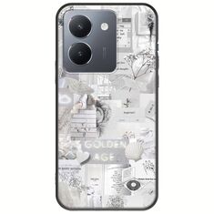 Aesthetic White Vivo Y36 4G / 5G Black TPU (Μαύρη Σιλικόνη)