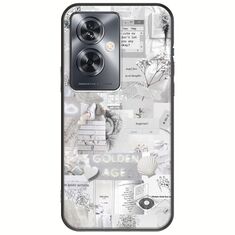 Aesthetic White Oppo A79 5G Black TPU (Μαύρη Σιλικόνη)