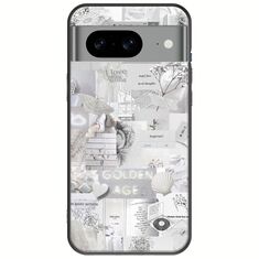 Aesthetic White Google Pixel 8a 5G Black TPU (Μαύρη Σιλικόνη)