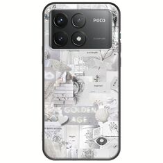 Aesthetic White Xiaomi Poco F6 Pro 5G Black TPU (Μαύρη Σιλικόνη)