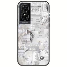 Aesthetic White TCL 50 SE Black TPU (Μαύρη Σιλικόνη)