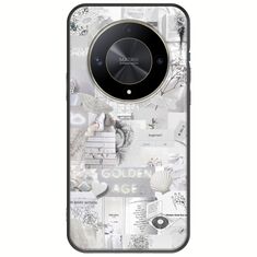 Aesthetic White Honor Magic 6 Lite 5G Black TPU (Μαύρη Σιλικόνη)