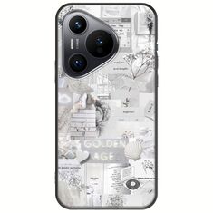 Aesthetic White Huawei Pura 70 Black TPU (Μαύρη Σιλικόνη)