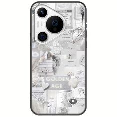 Aesthetic White Huawei Pura 70 Pro Black TPU (Μαύρη Σιλικόνη)