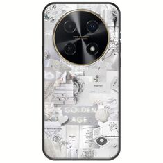 Aesthetic White Huawei Nova 12i Black TPU (Μαύρη Σιλικόνη)