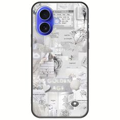 Aesthetic White iPhone 16 Black TPU (Μαύρη Σιλικόνη)