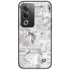 Aesthetic White Oppo A80 5G Black TPU (Μαύρη Σιλικόνη)