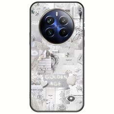 Aesthetic White Realme 12+ 5G Black TPU (Μαύρη Σιλικόνη)