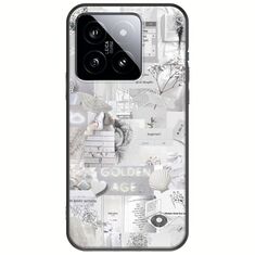Aesthetic White Xiaomi 14T 5G Black TPU (Μαύρη Σιλικόνη)